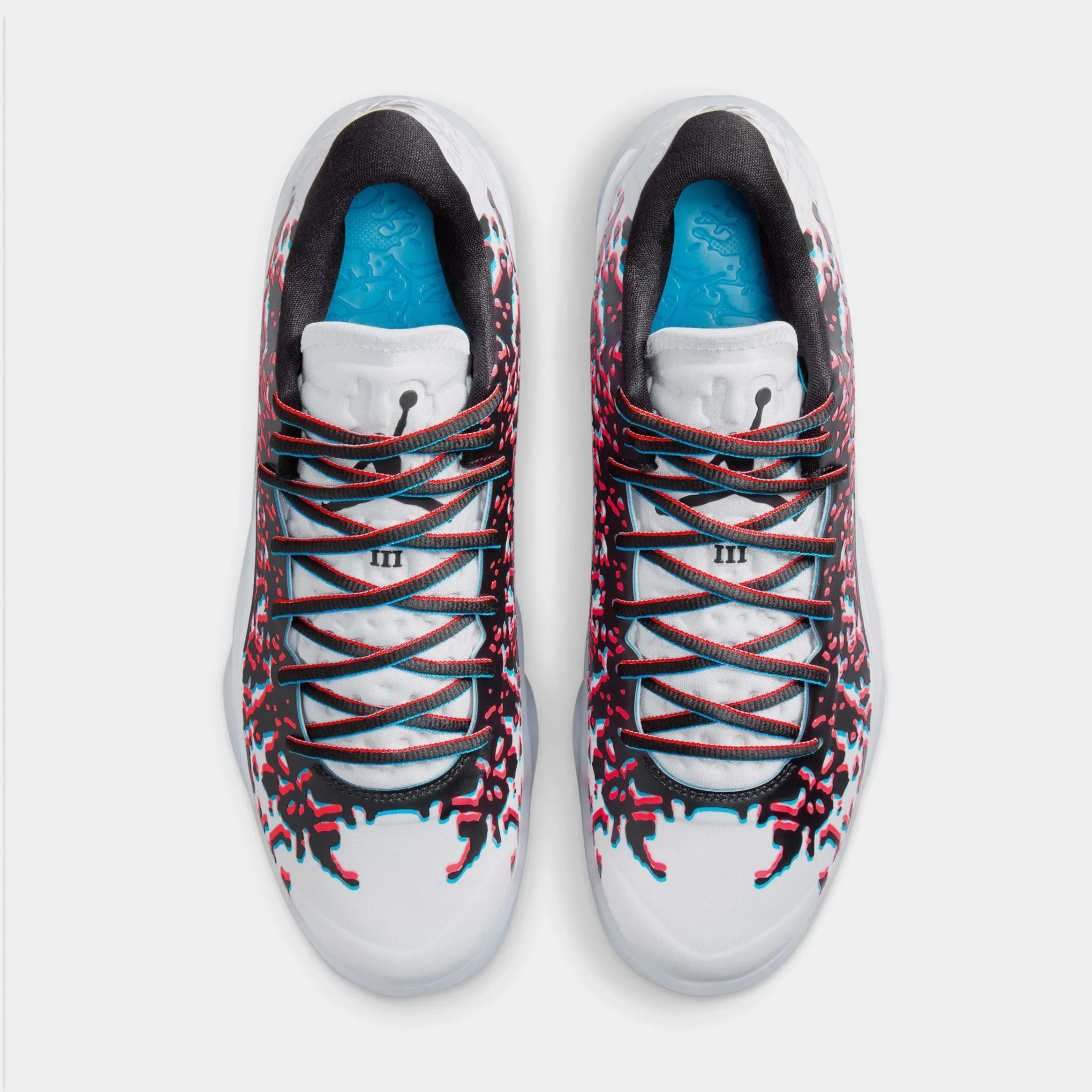 Zion 3 Z-3D Mens Basketball Shoes (Football Grey/Black/Flash Crimson/Chlorine Blue) Indoor Outdoor Anti Friction Collar