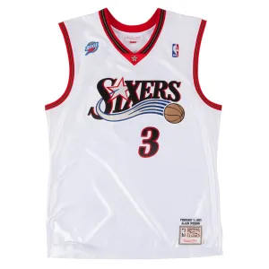 Reinforced Seams NBA AUTHENTIC JERSEY 76ERS 2001 ALLEN IVERSON