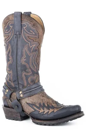 Resistant to wear Stetson Men's Outlaw Bad Guy Biker Harness Boot
